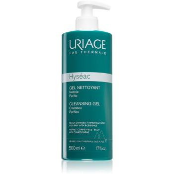 Uriage Hyséac Cleansing Gel delikatny żel oczyszczający do twarzy i ciała 500 ml