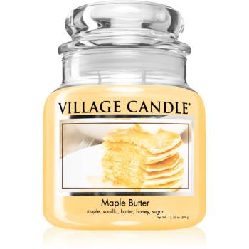 Village Candle Maple Butter świeczka zapachowa (Glass Lid) 389 g