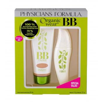 Physicians Formula Organic Wear Natural Origin BB Kit SPF20 zestaw Krem BB SPF20 35ml + Tusz do rzęs 7,5g Ultra Black Uszkodzone pudełko Light/Medium