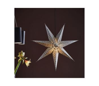 Markslöjd 705788 - Dekoracja bożonarodzeniowa GLITTER 1xE14/25W/230V śr. 75 cm srebrna