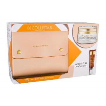 Collistar Pure Actives Hyaluronic Acid Aquagel zestaw Krem na dzień 50 ml + Krem pod oczy 7,5 ml + Torebka dla kobiet