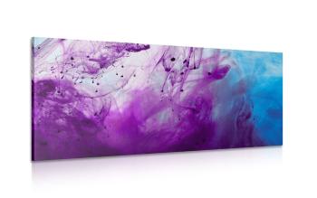 Obraz magiczna fioletowa abstrakcja - 100x50
