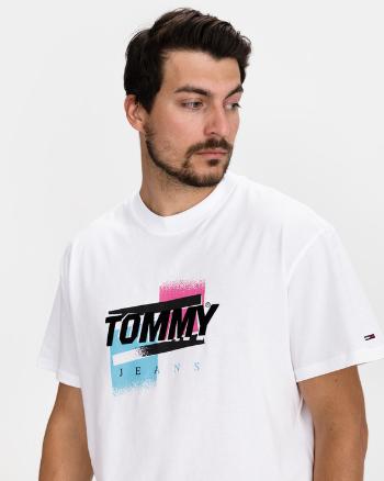Tommy Jeans Faded Logo Koszulka Biały
