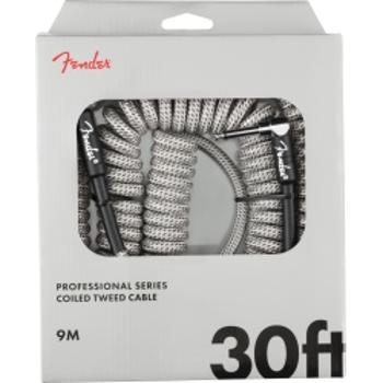 Fender Professional Coil Cable 30 Wht Twd