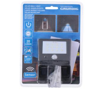 Grundig - LED Solarne oświetlenie z czujnikiem 1xLED/0,25W/1xAA