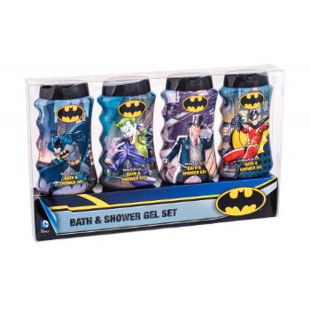 DC Comics Batman zestaw Żel pod prysznic 4x75 ml - Batman, Joker, Penguin, Robin dla dzieci