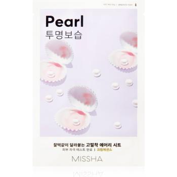 Missha Airy Fit Pearl maseczka płócienna o działaniu rozjaśniającym i nawilżającym 19 g