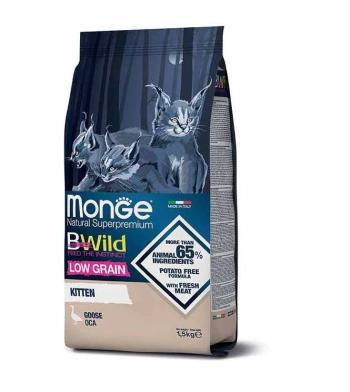 MONGE BWild Cat Kitten gęś 1,5 kg karma dla kociąt