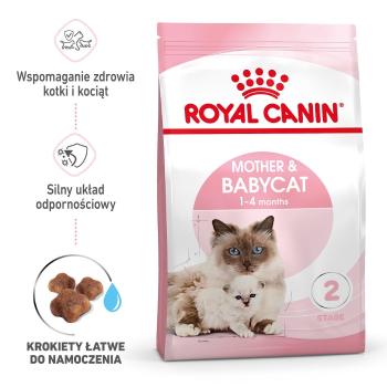 ROYAL CANIN Mother&amp;Babycat 4 kg karma sucha dla kotek w okresie ciąży, laktacji i kociąt od 1 do 4 miesiąca życia