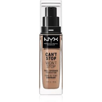 NYX Professional Makeup Can't Stop Won't Stop Full Coverage Foundation podkład mocno kryjący odcień Medium Buff 30 ml