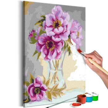 Obraz malowanie po numerach kwiaty w wazonie - Flowers In A Vase