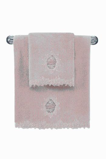 Ręcznik kąpielowy DESTAN 85x150cm z koronką Proszkowa
