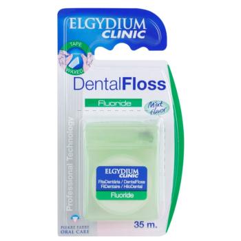 Elgydium Clinic Fluoride nić dentystyczna smak Mint Flavor 35 m