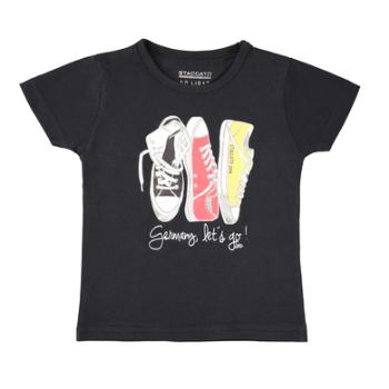 STACCATO Girl T-Shirt Czarny