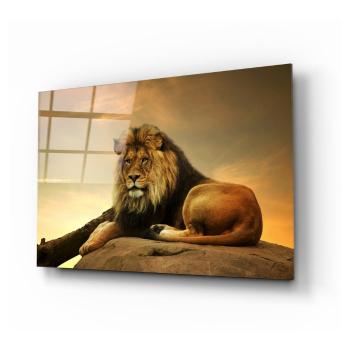 Szklany obraz Insigne Lion, 110x70 cm