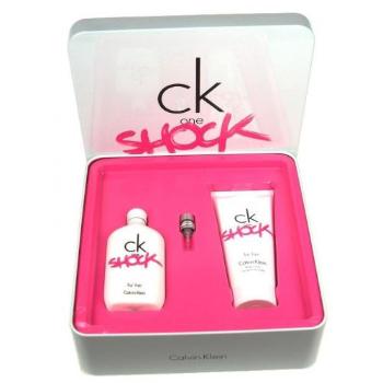 Calvin Klein CK One Shock For Her zestaw Edt 50ml + 100ml Balsam dla kobiet