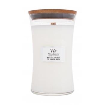 WoodWick White Tea & Jasmine 610 g świeczka zapachowa unisex