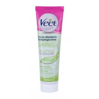 Veet Silk & Fresh™ Dry Skin 100 ml akcesoria do depilacji dla kobiet Uszkodzone pudełko