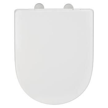 Biała deska sedesowa z automatycznym zamykaniem 35,5 x 44 cm O.novo – Wenko
