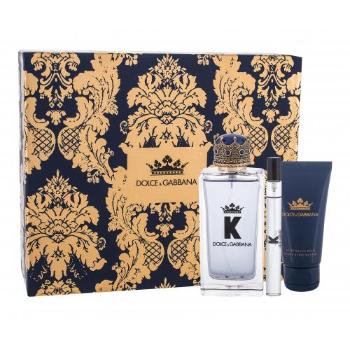 Dolce&Gabbana K zestaw Edt 100 ml + Balsam po goleniu 50 ml + Edt 10 ml dla mężczyzn