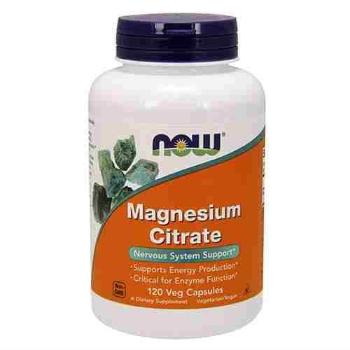 NOW Magnesium Citrate - 120vcaps