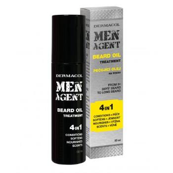 Dermacol Men Agent Beard Oil 4in1 50 ml olejek do zarostu dla mężczyzn