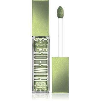 NYX Professional Makeup Ultimate Glow Shots brokatowe cienie do powiek w płynie odcień 02 Kiwi Killa 7,5 ml