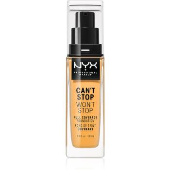 NYX Professional Makeup Can't Stop Won't Stop Full Coverage Foundation podkład mocno kryjący odcień 14 Golden Honey 30 ml