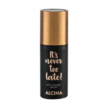 ALCINA It´s Never Too Late! Anti-Wrinkle 30 ml serum do twarzy dla kobiet Uszkodzone pudełko