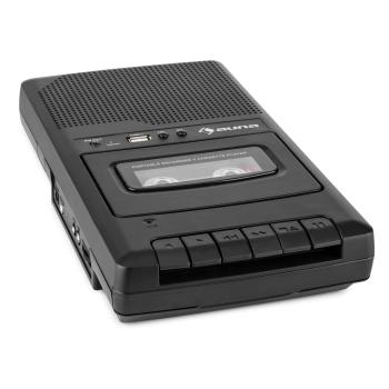 Auna RQ-132USB, magnetofon kasetowy, przenośny, dyktafon, microUSB