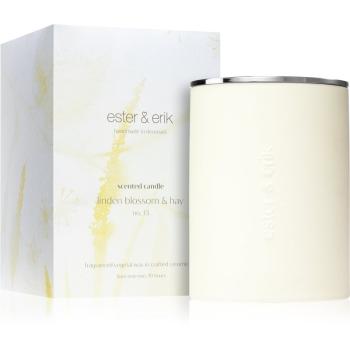 ester & erik scented candle linden blossom & hay (no. 13) świeczka zapachowa 350 g