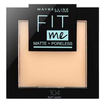 Maybelline Fit Me! Powder Matte + Poreless 104 Soft Ivory puder z formułą matującą 8,2 g