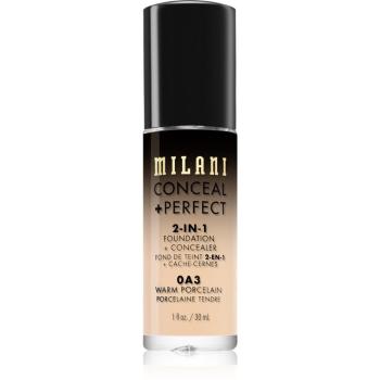 Milani Conceal + Perfect 2-in-1 Foundation And Concealer make up 0A3 Warm Porcelain 30 ml