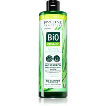 Eveline Cosmetics Bio Organic Natural Aloe Vera szampon przeciw wypadaniu włosów z aloesem 400 ml
