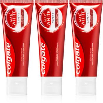 Colgate Max White Expert Original wybielająca pasta do zębów 3x75 ml