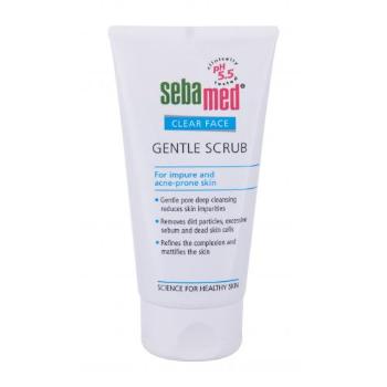 SebaMed Clear Face Gentle Scrub 150 ml peeling dla kobiet Uszkodzone pudełko