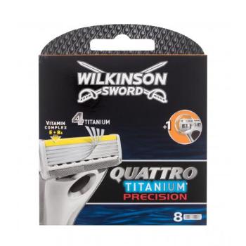 Wilkinson Sword Quattro Titanium Precision 8 szt wkład do maszynki dla mężczyzn
