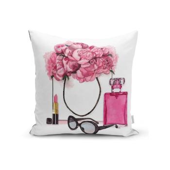 Poszewka na poduszkę Minimalist Cushion Covers Pink Flowers and Perfume, 45x45 cm