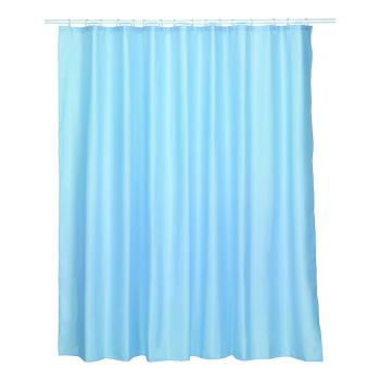 Niebieska zasłona prysznicowa Kela Laguna, 240x200 cm