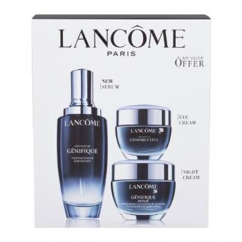 Lancôme Advanced Génifique zestaw Serum do twarzy 100 ml + Krem na noc 50 ml + Krem pod oczy 15 ml dla kobiet