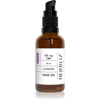 Herbliz CBD Hair Oil Lavender olejek lawendowy do włosów osłabionych, łamliwych 50 ml