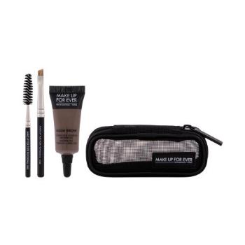 Make Up For Ever Aqua Brow Waterproof Eyebrow Corrector Kit 7 ml żel i pomada do brwi dla kobiet 25 Ash