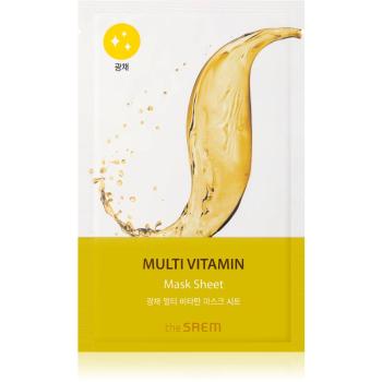 The Saem Bio Solution Multi Vitamin platynowa maska nadająca blasku i witalności skórze 20 g