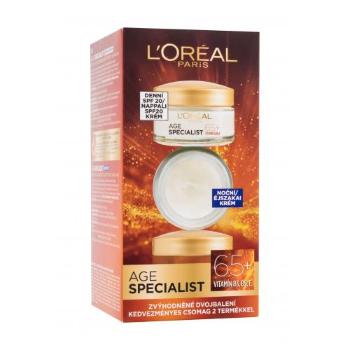 L'Oréal Paris Age Specialist 65+ zestaw Krem na dzień 50 ml + Krem na noc 50 ml dla kobiet Uszkodzone pudełko