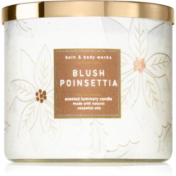 Bath & Body Works Blush Poinsettia świeczka zapachowa 411 g