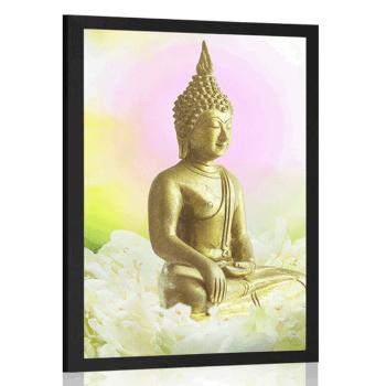 Plakat harmonia buddyzmu - 40x60 silver