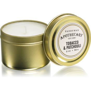 Paddywax Apothecary Tobacco & Patchouli świeczka zapachowa w puszcze 56 g