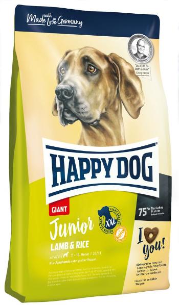 HAPPY DOG Junior Giant Jagnięcina &amp; ryż 15 kg