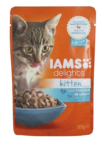 IAMS Cat Kitten All Breeds Chicken In Gravy Pouch 85 g