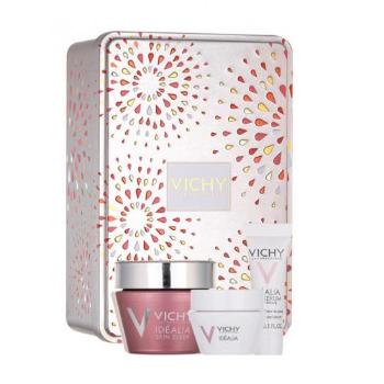 Vichy Idéalia Skin Sleep zestaw Night Face Balm 50ml + Night skin care 15ml + Skin serum 3ml dla kobiet